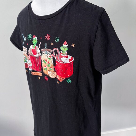 Starbucks Inspired Grinchmas Holiday Christmas T-Shirt - Picture 9 of 10